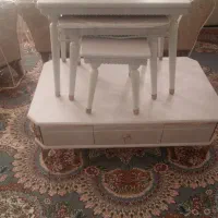 یک عددمیز جلومبلی با سه تا میز عسلی|مبلمان خانگی و میز عسلی|سیرجان, |دیوار