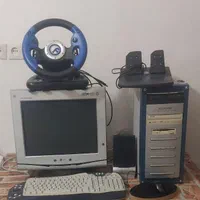 کامپیوتر کامل و فرمان بازی  در حد نو