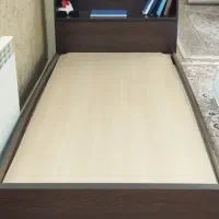 تخت خواب یک نفره قفسه و صندوق دار