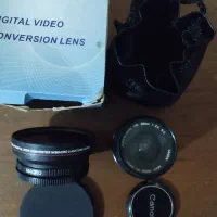لنز کنون Fd 28mm و مبدل واید