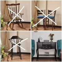 صندلی راک یا مادربزرگ صندلی اپن میز