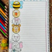 قبول سفارش طراحی دفتر مشق|تابلو، نقاشی، عکس|اسفراین, |دیوار