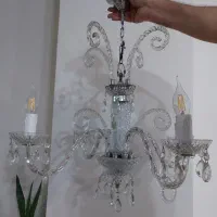 لوستر ۴ شاخه تمیز