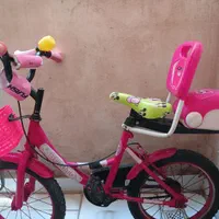 دوچرخه دخترانه صورتی سایز ۱۶|دوچرخه، اسکیت، اسکوتر|نسیم‌شهر, |دیوار