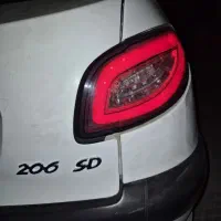 چراغ عقب ۲۰۶ طرح cls