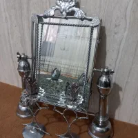 آینه شمعدان تزیینی رومیزی