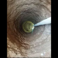 استا چاه کن  و تخریب دیوار سقف