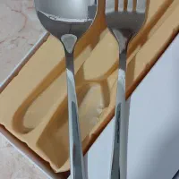 کارد و چنگال و قاشق چنگال نو