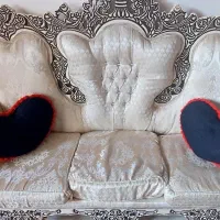 مبل سلطنتی ۷ نفره ، با سه عدد جلو مبلی