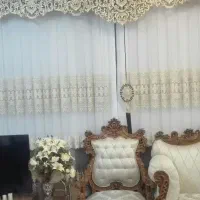 پرده ترک  لوکس همراه آرک و آویز