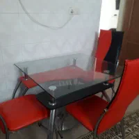 میز و صندلی ۳ عدد|میز و صندلی غذاخوری|فلاورجان, |دیوار