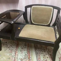 میز تلفن چوب در حد نو