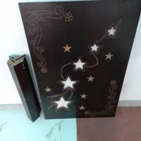 میز ۷۵×۱۱۵ بدون شیشه و صندلی