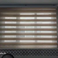 پرده زبرا نو و تمیز بدون پارگی