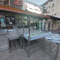 میز کار استیل سینک استیل وان استیل میز کار مرغ