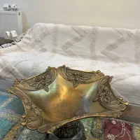 ظرف میوه برنجی هندی و سرویس قاشق چنگال ظروف دیگر|ظروف سرو و پذیرایی|تهران, چیتگر شمالی|دیوار
