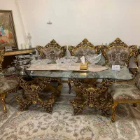 مبلمان 9 نفره بهمراه نهار خوری 8 نفره