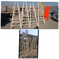 نردبان یک طرفه ودوطرفه میخ چوبی قید بابهترین کیفیت|ابزارآلات|مشهد, نوید (بلوار کشاورز)|دیوار