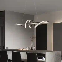 لوستر ‌سقفی خطی طرح افلاک|لوستر و چراغ آویز|تهران, شهرک چیتگر|دیوار