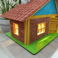 ماکت کلبه|مجسمه، تندیس، ماکت|رودسر, |دیوار