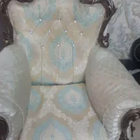 مبل هفت نفره ومیز نهار خوری چهار نفره  ومیز وسط|مبلمان خانگی و میز عسلی|کرج, گلشهر|دیوار