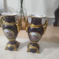 گلدان سرمه ای انتیک