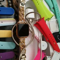 اپل واچ5 + کابل و شارژر + 13بند|لوازم جانبی موبایل و تبلت|اصفهان, قلعه طبره|دیوار