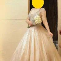 لباس نامزدی کریستال دوزی شده مزونی|لباس|قرچک, پویینک|دیوار