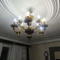 لوستر برنزی 16شاخه