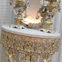 آینه و شمعدان با پایه کنسول|آینه|رشت, منظریه|دیوار