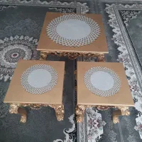 سه عدد جلو مبلی مدل سلطنتی|مبلمان خانگی و میز عسلی|همدان, |دیوار