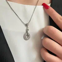 گردنبند نقره تلسکوپی روکش طلا کد 215 روز دختر|بدلیجات|تبریز, |دیوار