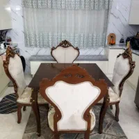 ناهار خوری چهار نفره چوب