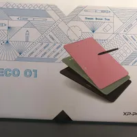 قلم نوری XP-Pen Deco 01 V2 در حد نو + جعبه کامل|قطعات و لوازم جانبی رایانه|گلپایگان, |دیوار