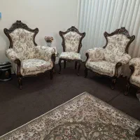 مبل استیل نه نفره کاملا سالم و بدون خرابی و شکستگی