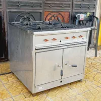 اجاق گاز فر دار چهار شعله تمام استیل درحد آکبند|کافی‌شاپ و رستوران|نسیم‌شهر, |دیوار