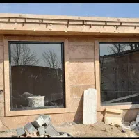 پنجره upcv دوجداره توری مگنتی ثابت ریلی|خدمات پیشه و مهارت|گرگان, |دیوار