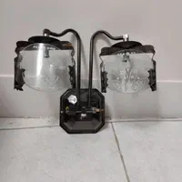روشنایی دوقلو رنگ کروم،روشنایی دوقلو طلایی رنگ،