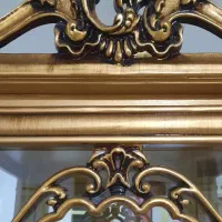 ویترین تمام چوب طلایی|بوفه، ویترین، کنسول|نسیمشهر, |دیوار