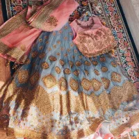 ساری دامن هندی سایز ۳۸|لباس|قم, شهرک مهدیه (مدرس)|دیوار