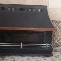 بخاری گازی طرح شومینه