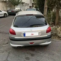 206 تیپ6/اتومات/فنی درجه یک/بدون آفتاب سوختگی|خودرو سواری و وانت|تهران, جنت‌آباد شمالی|دیوار