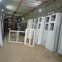 کد 303درب و پنجره شیشه دوکراتین پی وی سی کد303