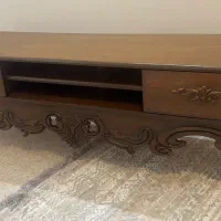 میز تلویزیون چوبی طرح کلاسیک