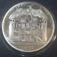 سکه یادبود آنتیک روکش نقره ای کلکسیونی زیبا اروپای|کلکسیون سکه، تمبر، اسکناس|شاهین‌شهر, عطار|دیوار