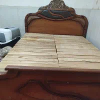 تخت چوبی دونفره|تخت و سرویس خواب|مرودشت, فرهنگ|دیوار