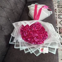 دسته گل ربانی.باکس پول. پول آرایی|گل مصنوعی|قدس, شهرقدس|دیوار