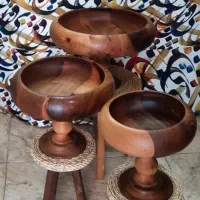 ست پذیرایی چوبی|ظروف سرو و پذیرایی|رشت, هلال احمر|دیوار