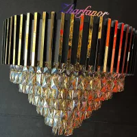 لوستر طلامشکی|لوستر و چراغ آویز|اصفهان, کوجان|دیوار