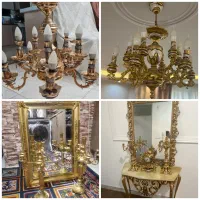 خریدار لوستر،خریدار آینه شمعدان برنجی،برنز